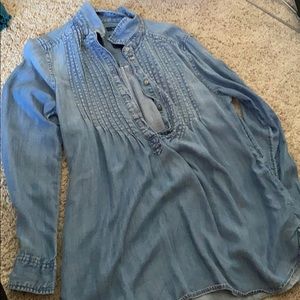 American Eagle jean shirt